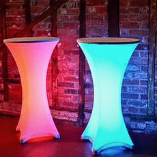 LED Poseur Tables